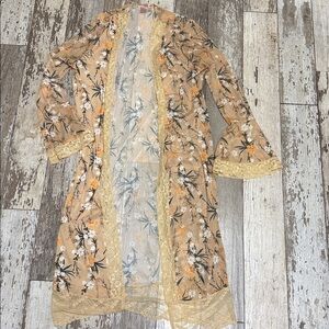 Floral Lace Kimono
